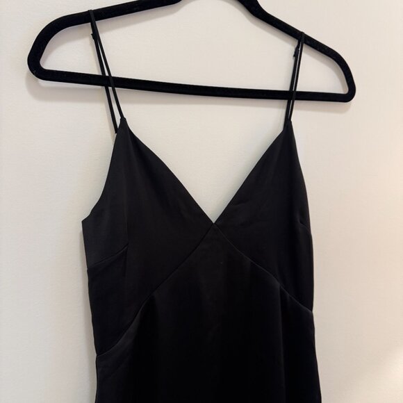 Cotton Candy LA Black Satin Mini Dress - Picture 6 of 7